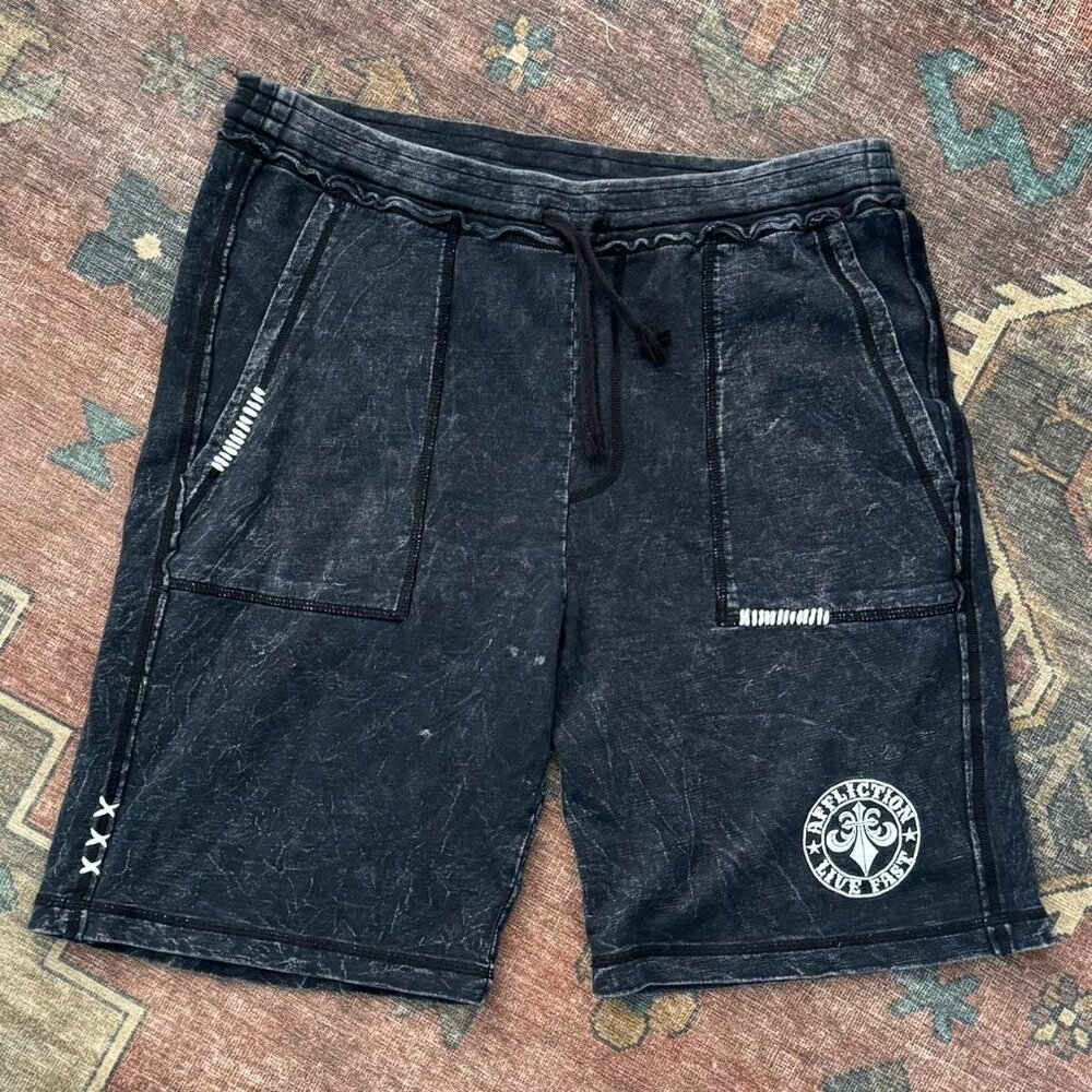 Affliction Dark Grey / Black Shorts